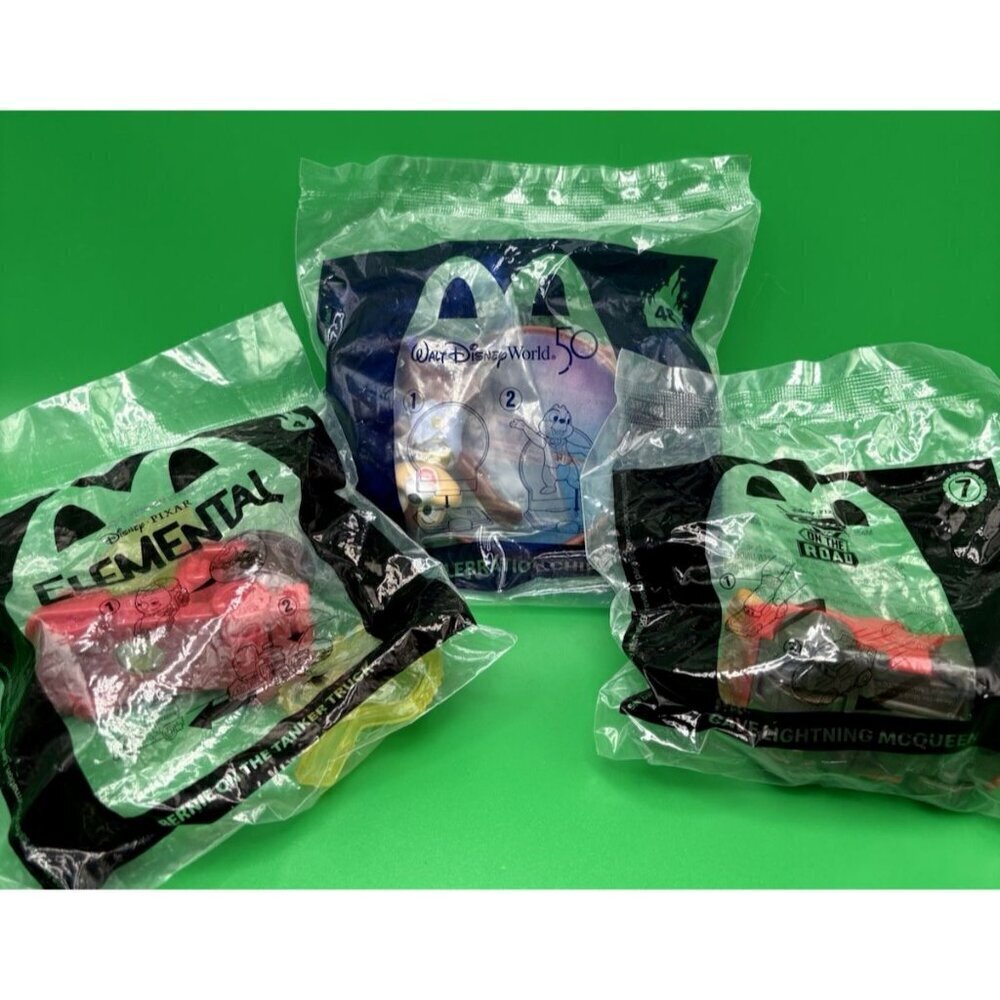 McDonald's Happy Meal Toys Lot of 3 New